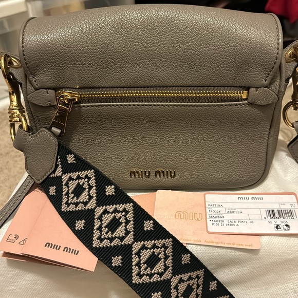 Original,pre owned, like new Miu Miu Madras. - Picture 2 of 8